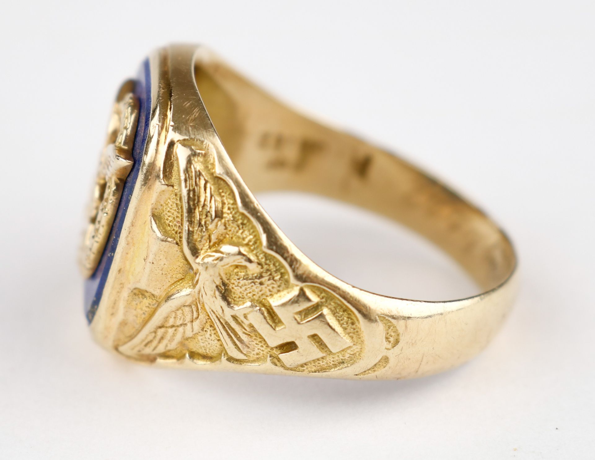 HANS-JOACHIM MARSEILLE PRESENTATION RING FROM HERMANN GORING - Image 4 of 19