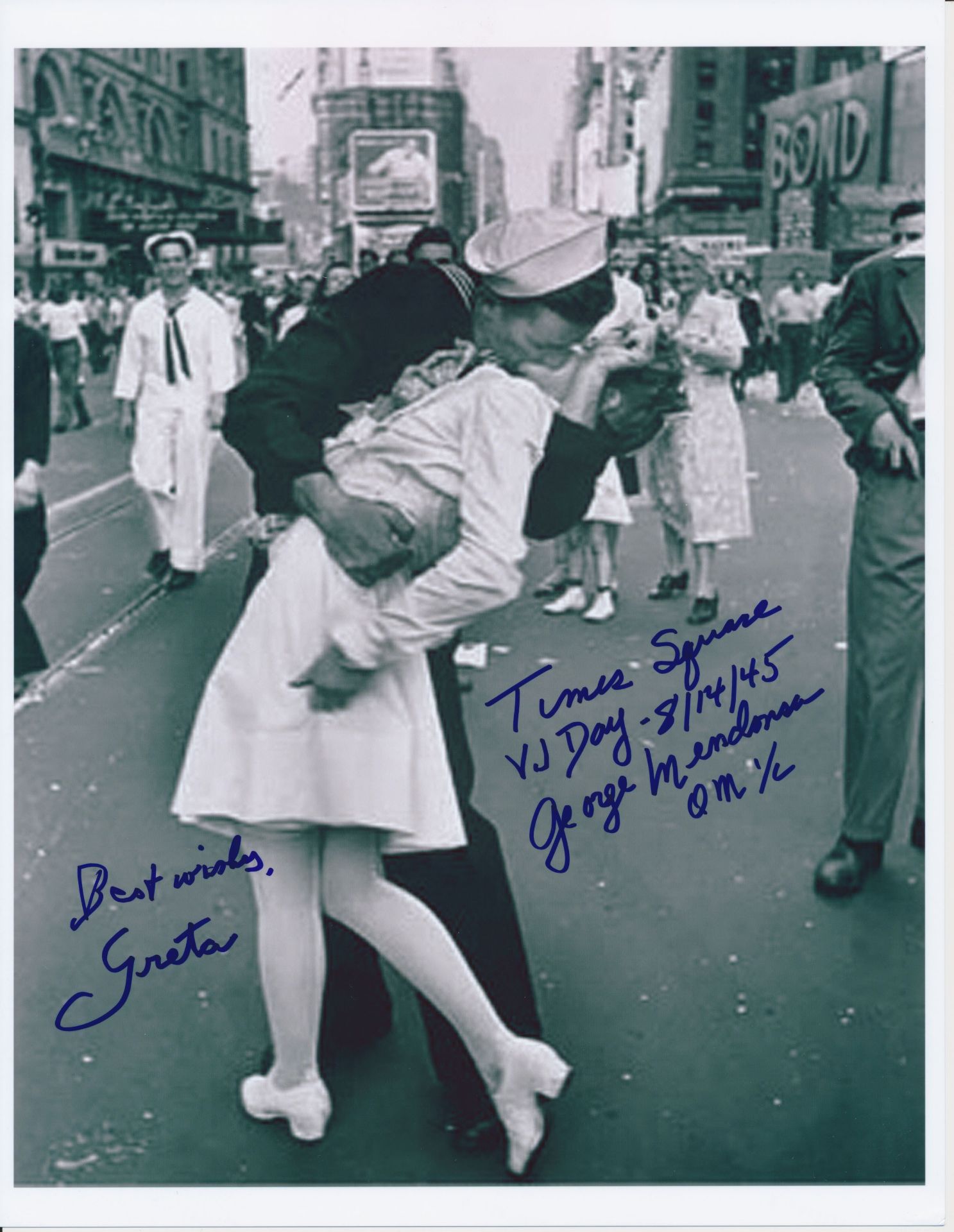 'THE V-J DAY KISS'