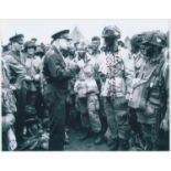 (D-DAY PARATROOPER WITH EISENHOWER)