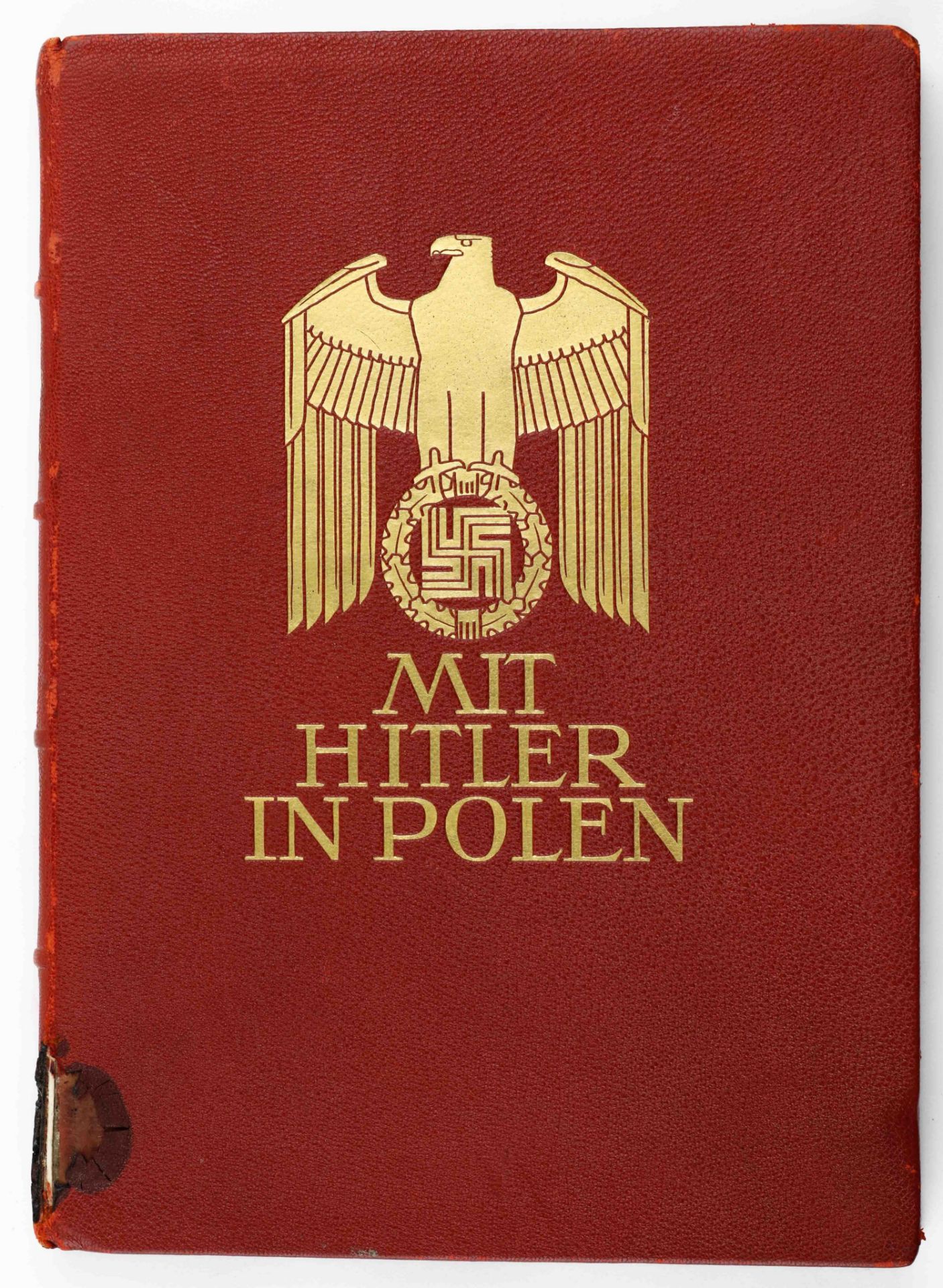 ADOLF HITLER'S COPY OF HOFFMANN'S 'MIT HIMMLER IN POLEN'