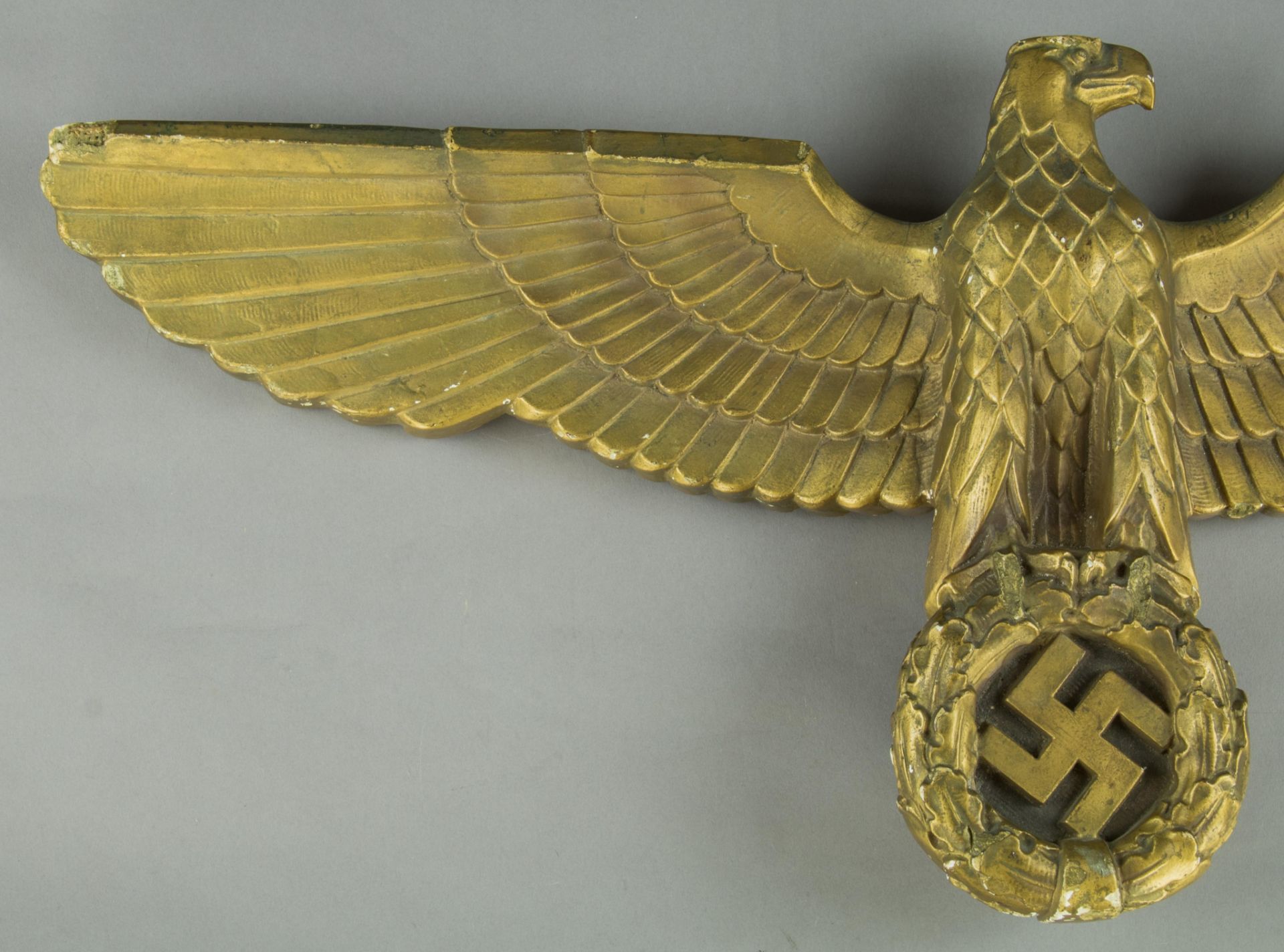 THE GOLDEN EAGLE FROM ADOLF HITLER'S REICHSCHANCELLERY BEDROOM - Image 5 of 13