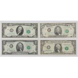 OFFSET $1.00 FEDERAL RESERVE NOTE GROUPING (4)