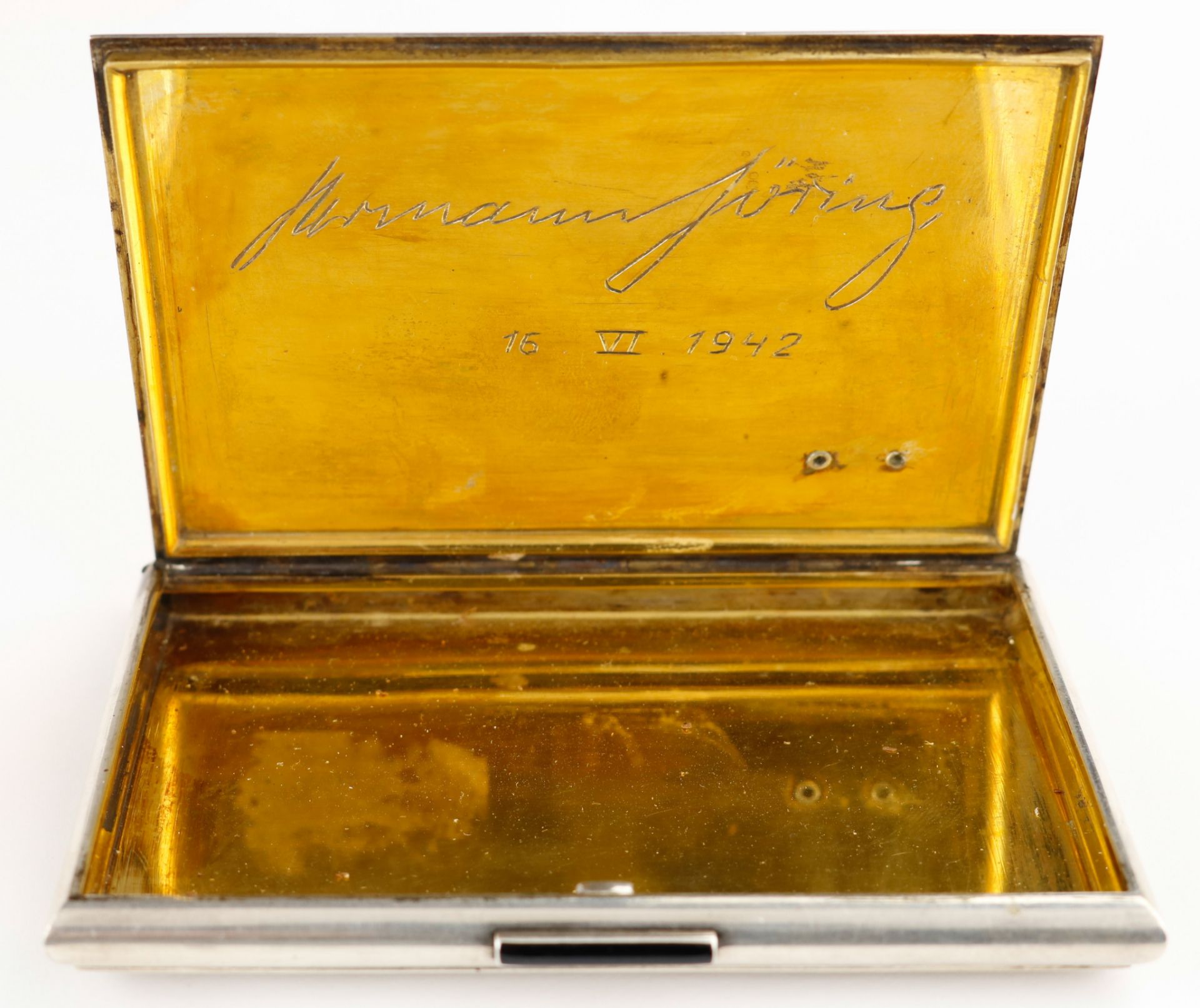 HERMANN GORING PRESENTATION CIGARETTE CASE