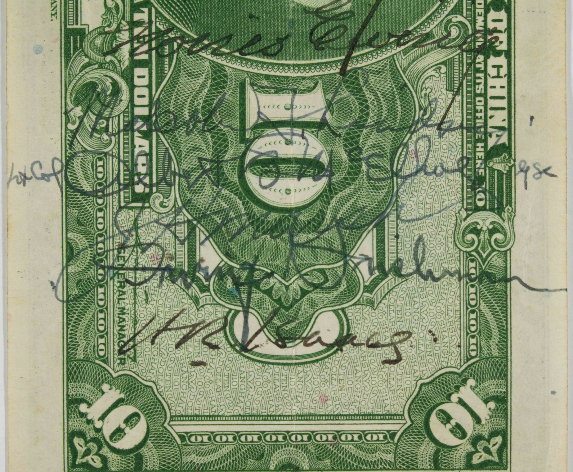 CHINESE 'SHORT SNORTER' SIGNED BY CHENNAULT TWICE, STILLWELL, OTHERS - Image 6 of 6