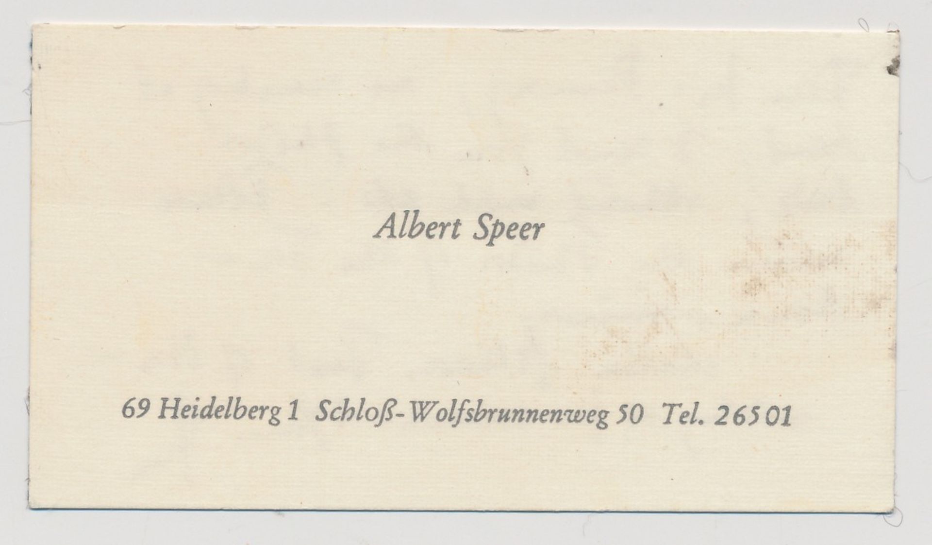 ALBERT SPEER - Image 2 of 2