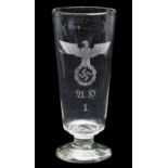 ADOLF HITLER'S NUMBERED BEER GLASS FROM THE BURGERBRAUKELLER