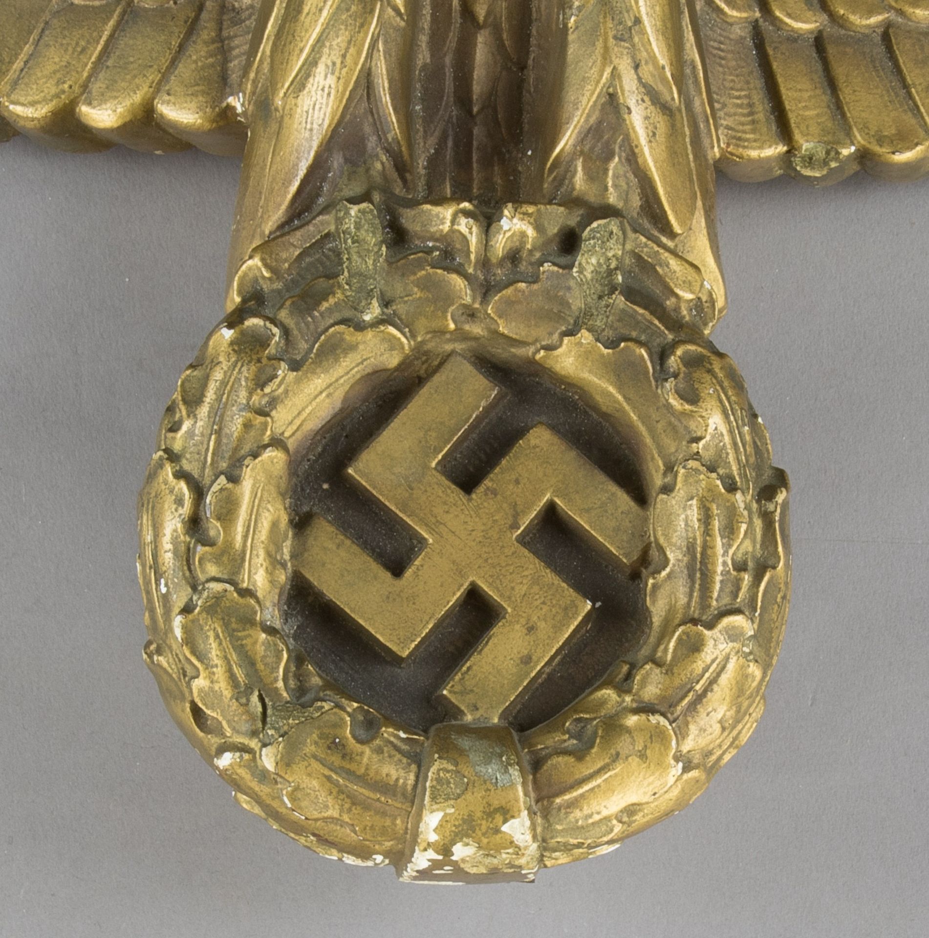 THE GOLDEN EAGLE FROM ADOLF HITLER'S REICHSCHANCELLERY BEDROOM - Image 6 of 13