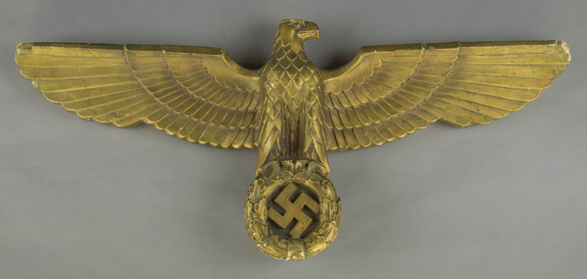 THE GOLDEN EAGLE FROM ADOLF HITLER'S REICHSCHANCELLERY BEDROOM - Image 2 of 13
