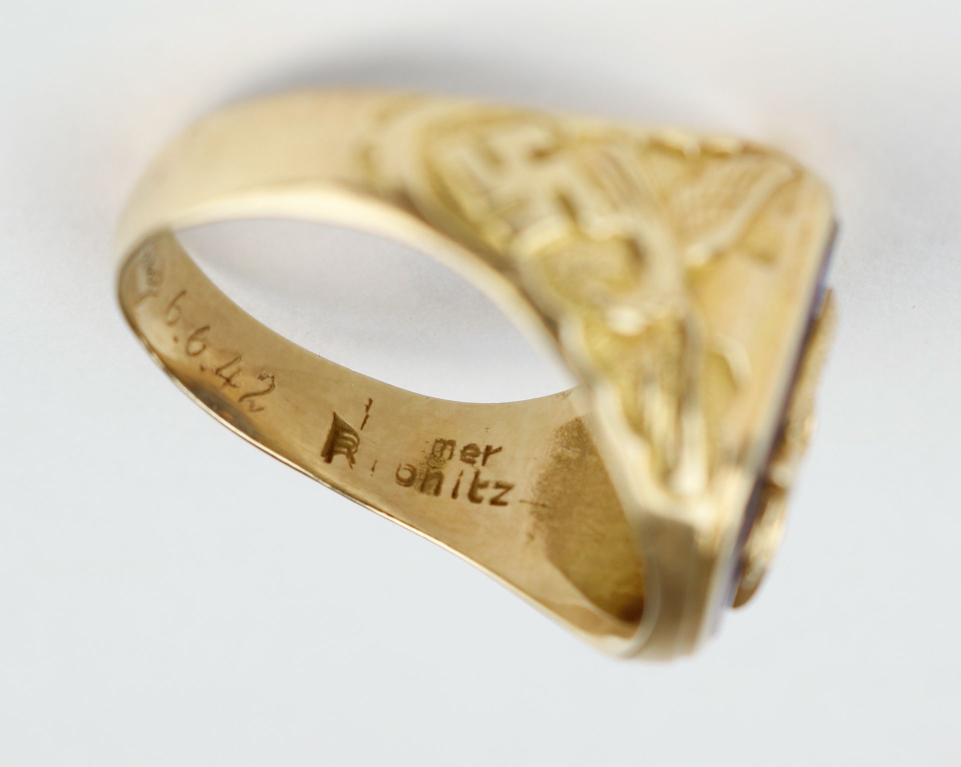 HANS-JOACHIM MARSEILLE PRESENTATION RING FROM HERMANN GORING - Bild 5 aus 19