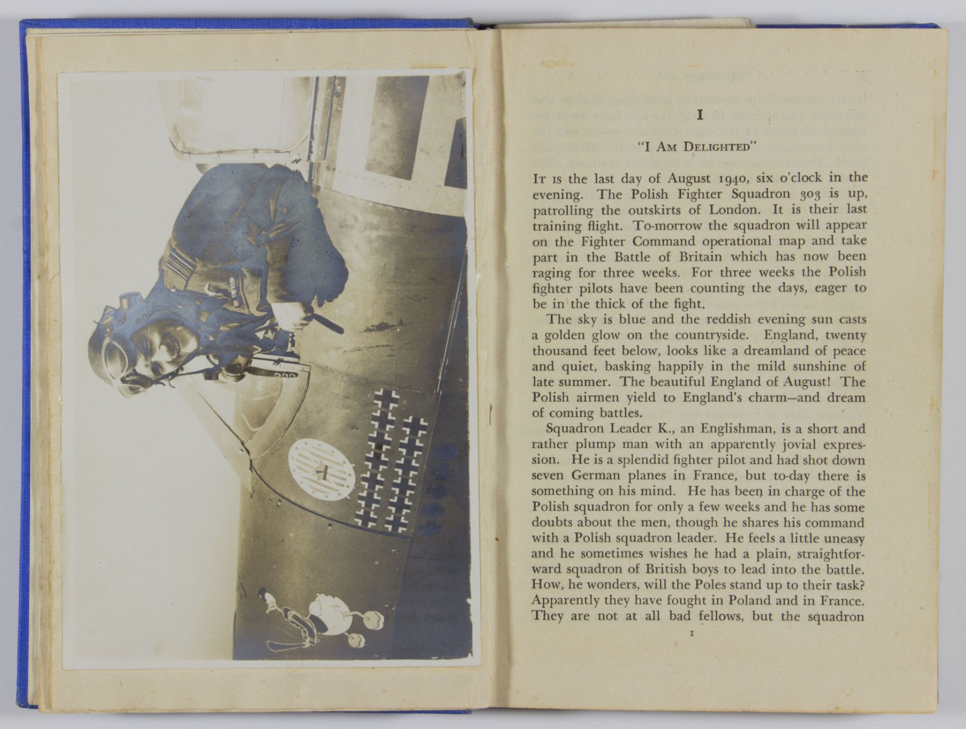 R.A.F. POLISH SQUADRON 303 SIGNED BOOK & ORIGINAL PHOTOGRAPHS - Bild 4 aus 9