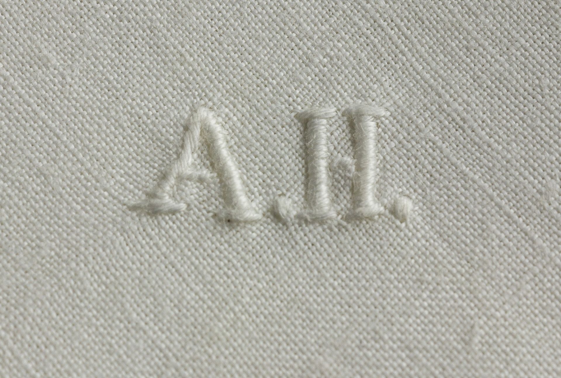 ADOLF HITLER'S LINEN MONOGRAM HANDKERCHIEF - Image 2 of 2