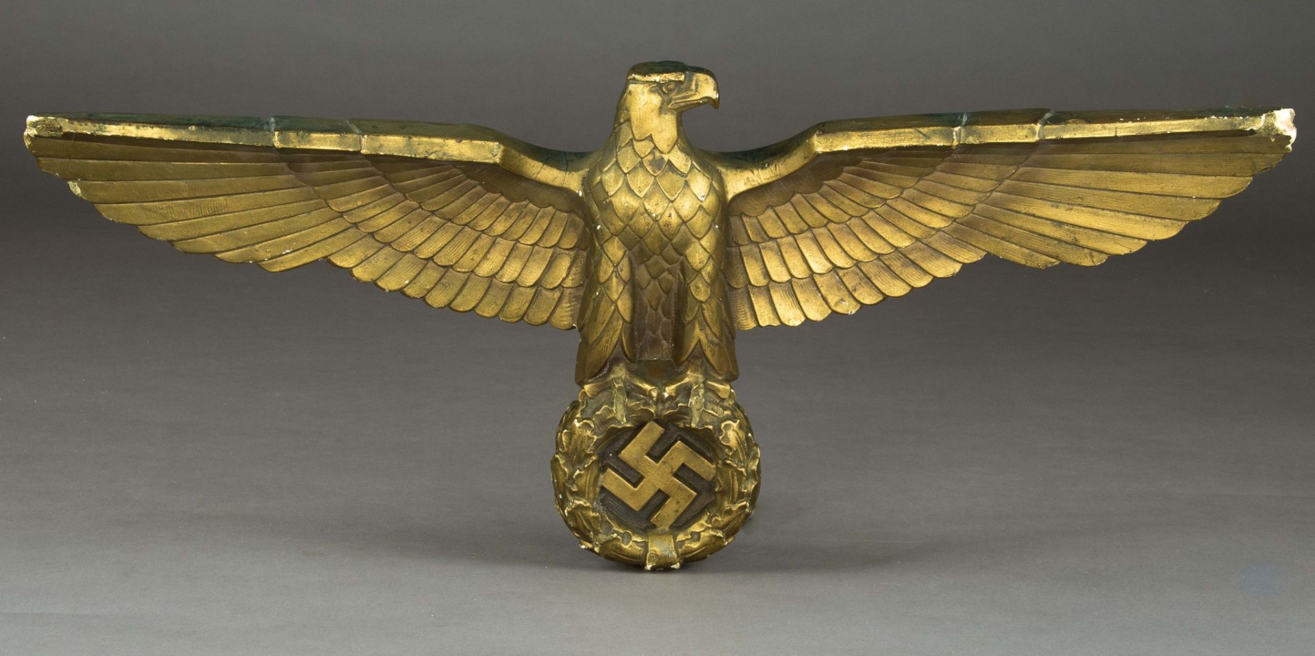 THE GOLDEN EAGLE FROM ADOLF HITLER'S REICHSCHANCELLERY BEDROOM