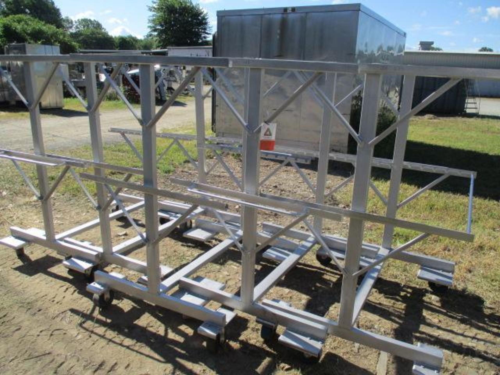 Stainless steel Nesting smoke truck stick racks