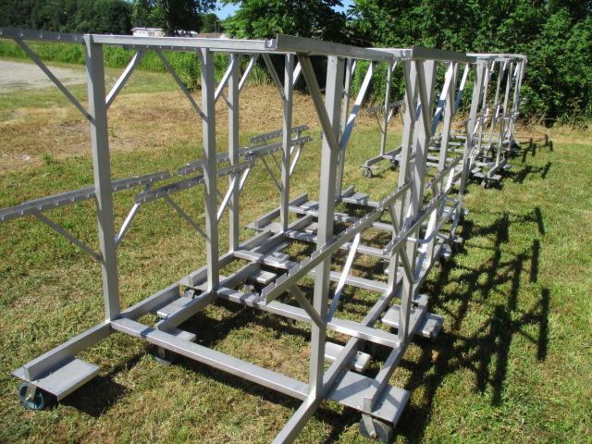 Stainless steel Nesting smoke truck stick racks - Image 6 of 8