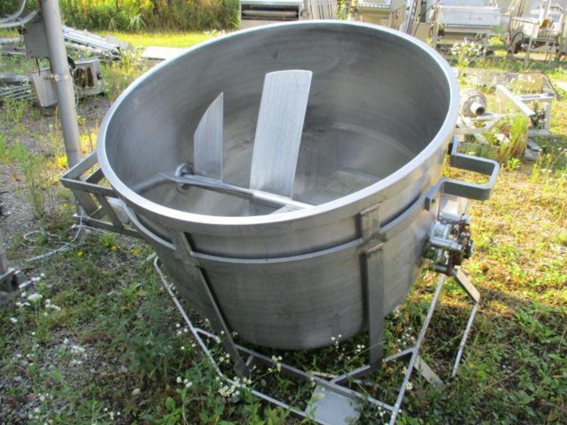 Stainless Steel mixing tank, hemispherical