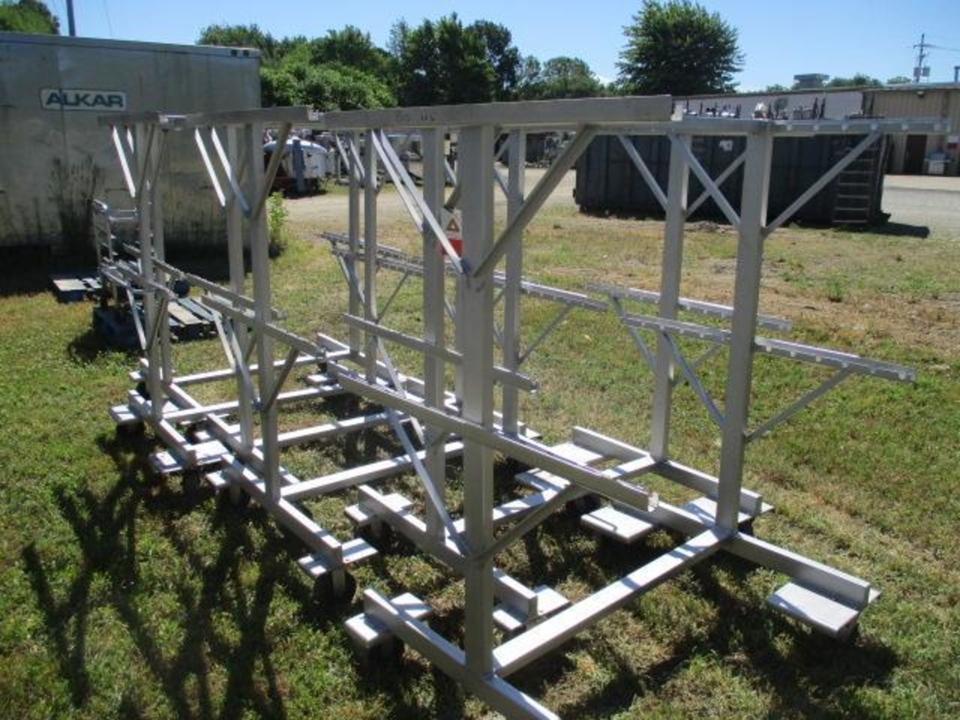 Stainless steel Nesting smoke truck stick racks