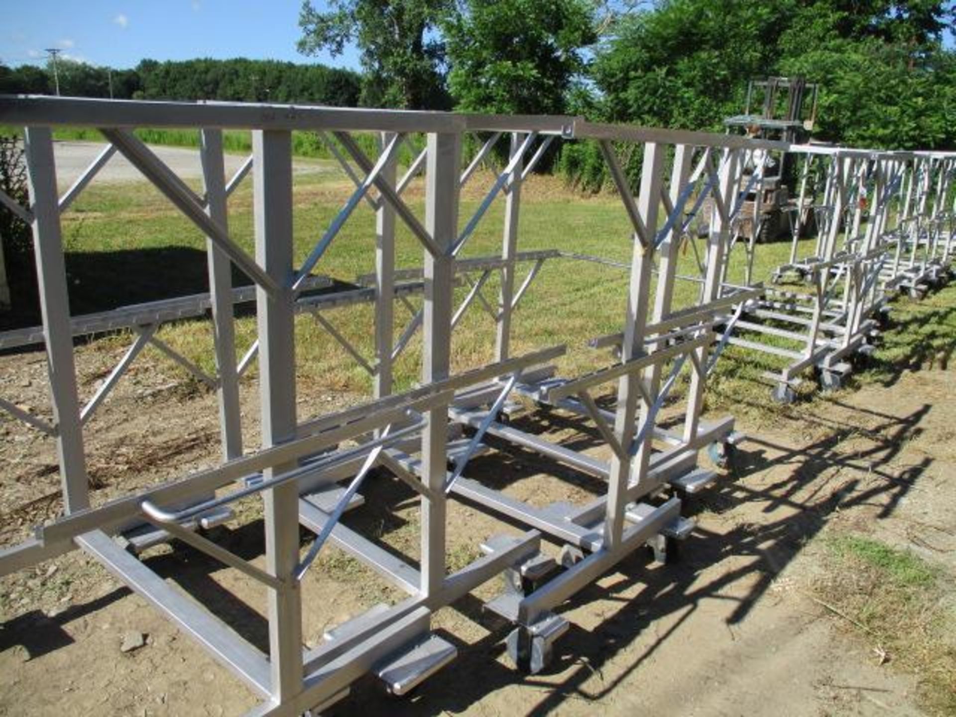 Stainless steel Nesting smoke truck stick racks - Image 2 of 5