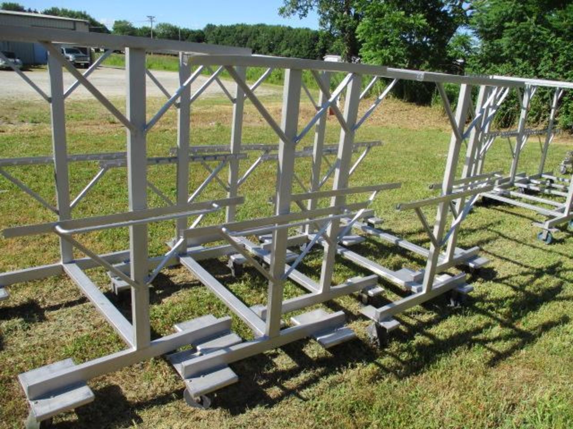 Stainless steel Nesting smoke truck stick racks