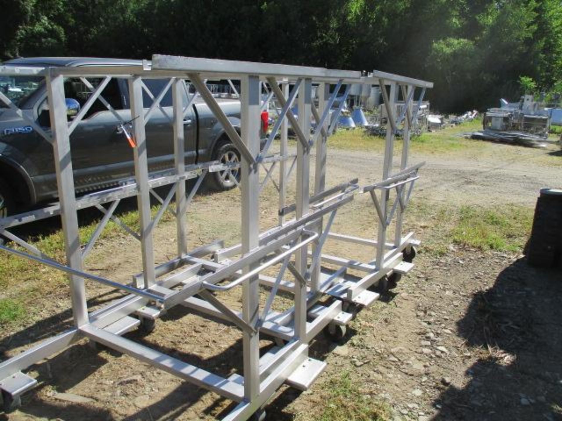 Stainless steel Nesting smoke truck stick racks - Image 4 of 5