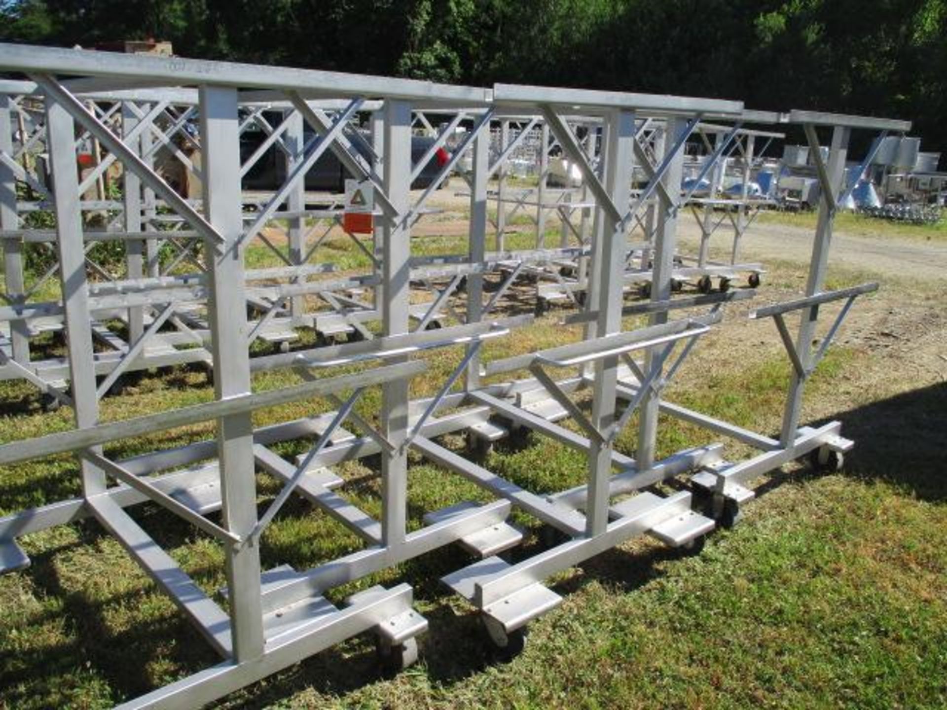 Stainless steel Nesting smoke truck stick racks - Image 5 of 8