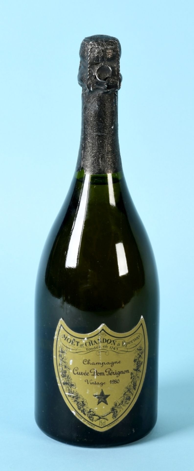 Champagner-Flasche "Cuvée Dom Pérignon, Vintage 1980"