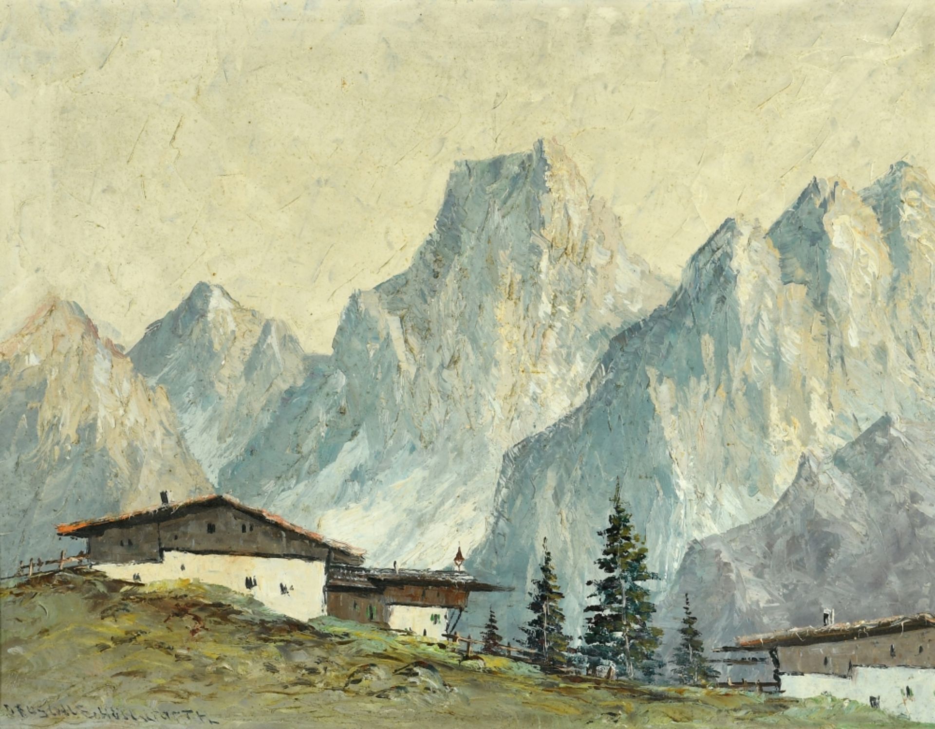 Deuschle-Höllwarth, Wilhelm, Landschaftsmaler des 20. Jh. - Bild 2 aus 2
