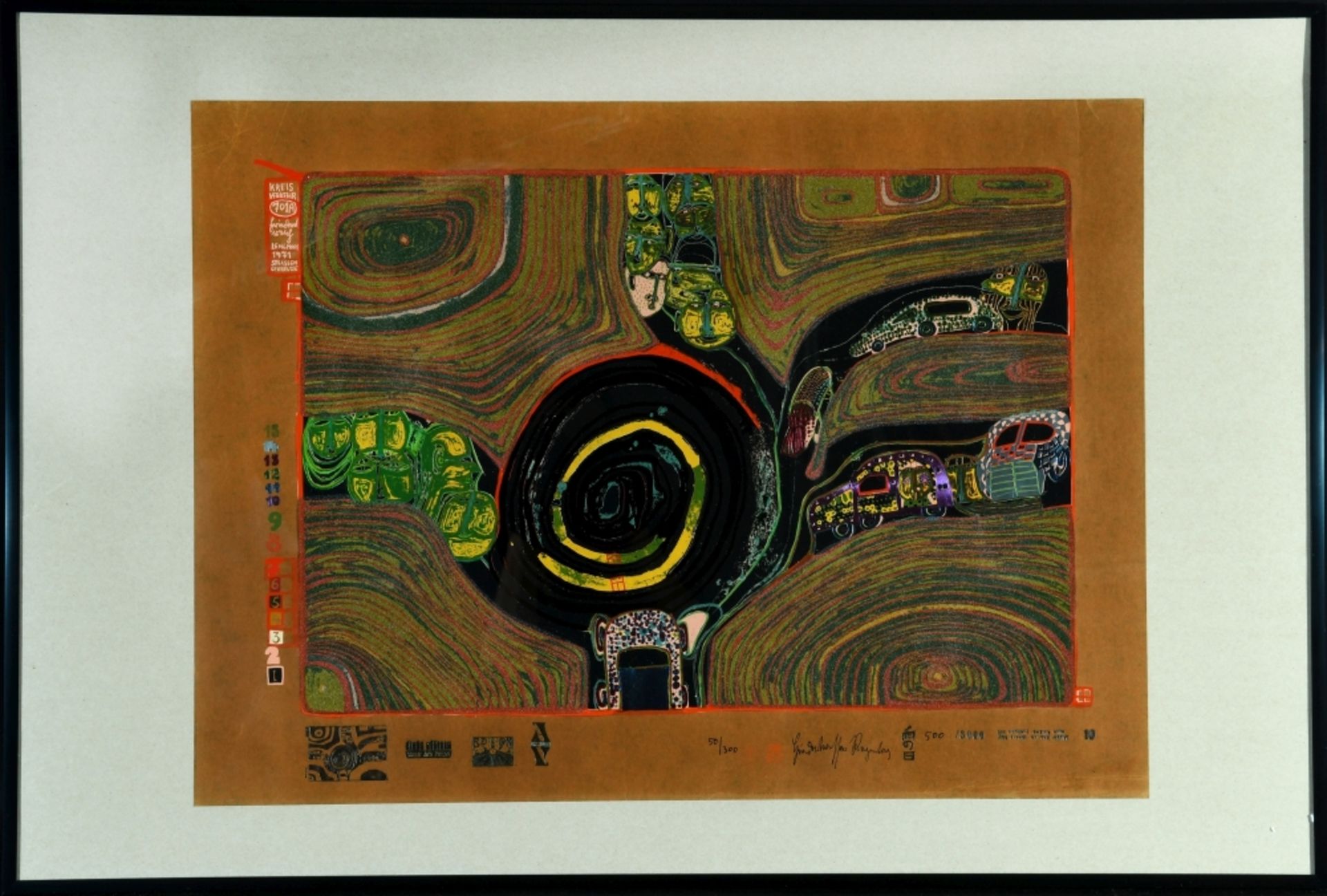 Hundertwasser, Friedensreich, 1928 Wien - 2000 Pazifischer Ozean/Neuseeland