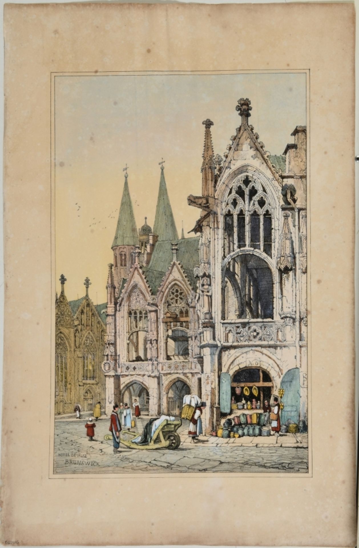 Braunschweig, Rathaus mit Martinikirche