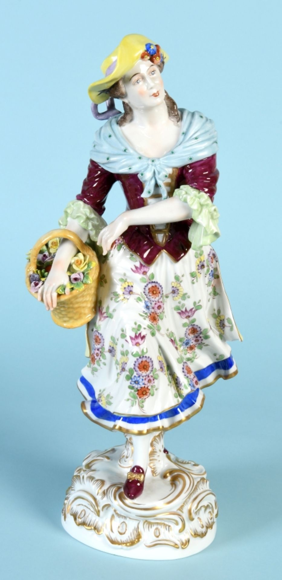 Figur - Gärtnerin "Volkstedt"