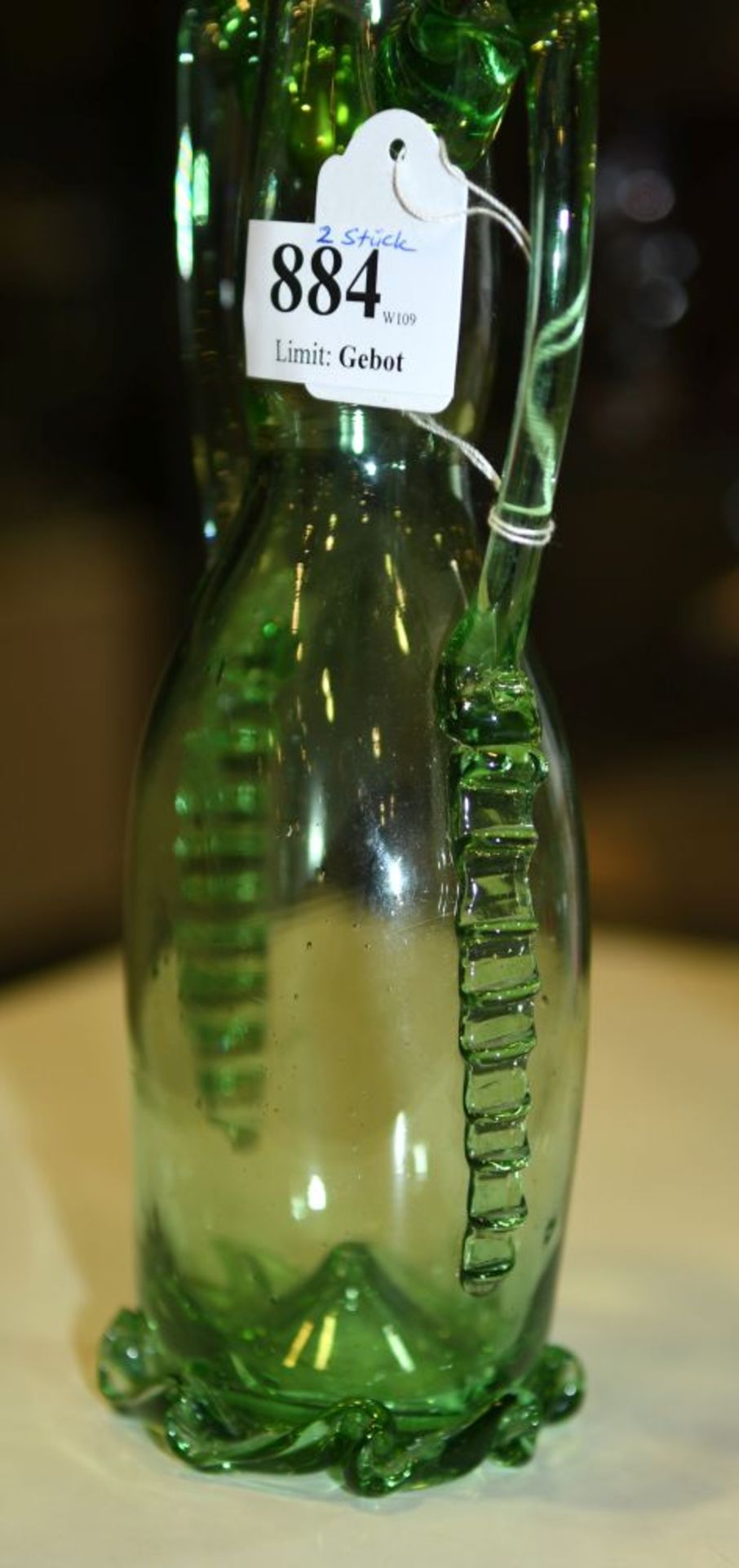 Henkelvase und Flasche - Image 6 of 12