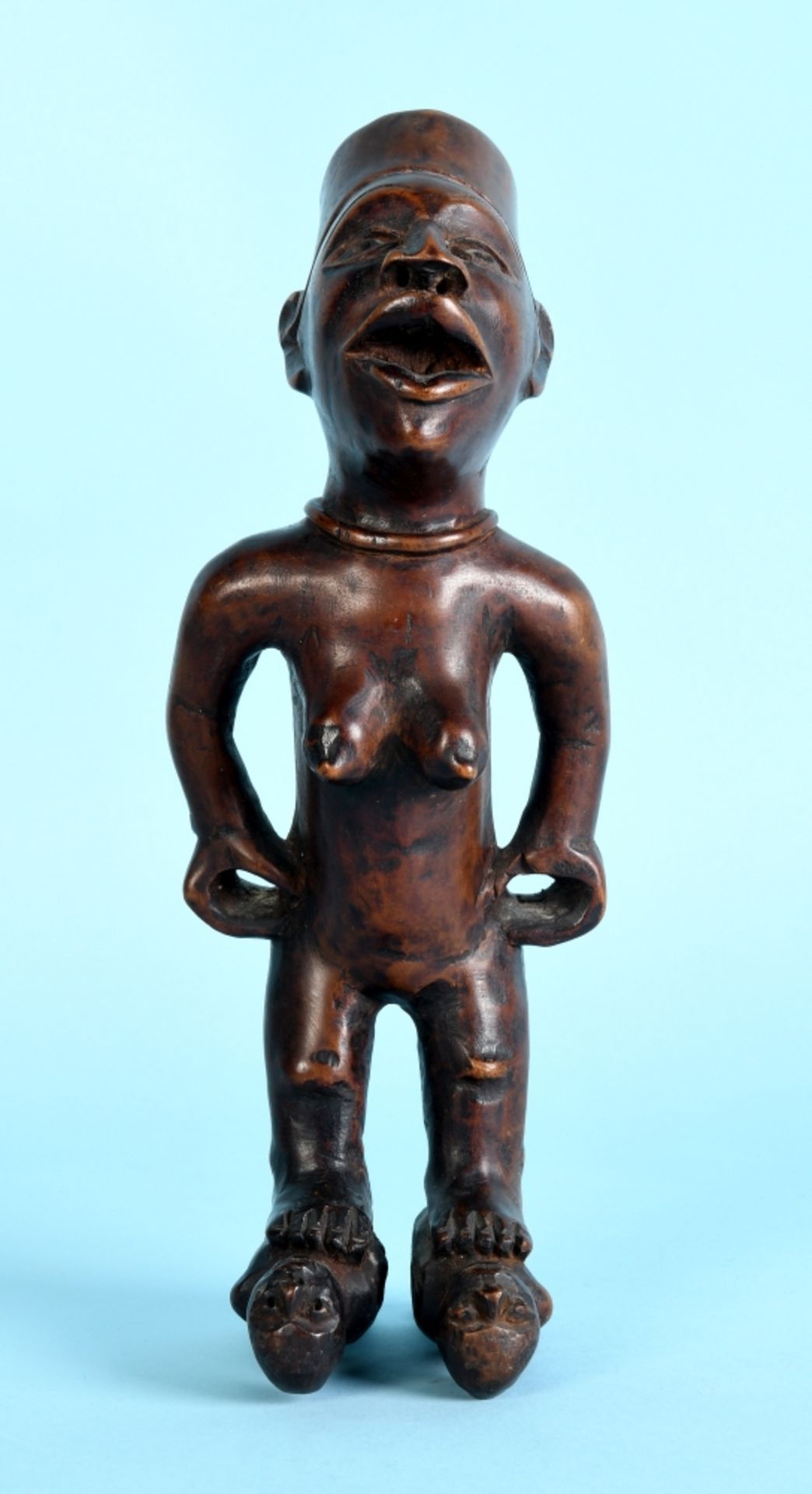Afrikanische Kultfigur - Weibliche Ahnenfigur