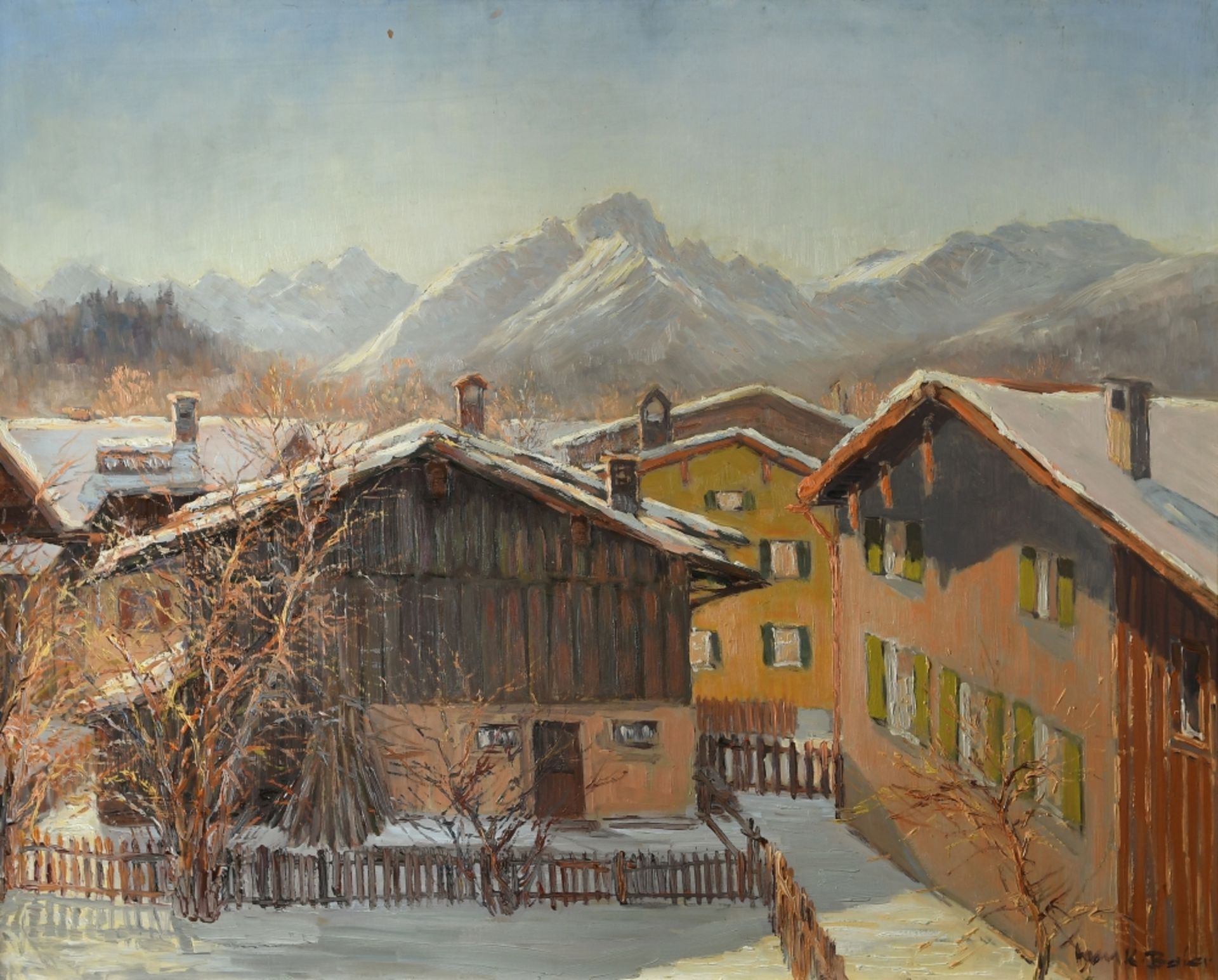 Baier, Hans K., 1918 Ulm - 1976 Oberstdorf - Image 2 of 2