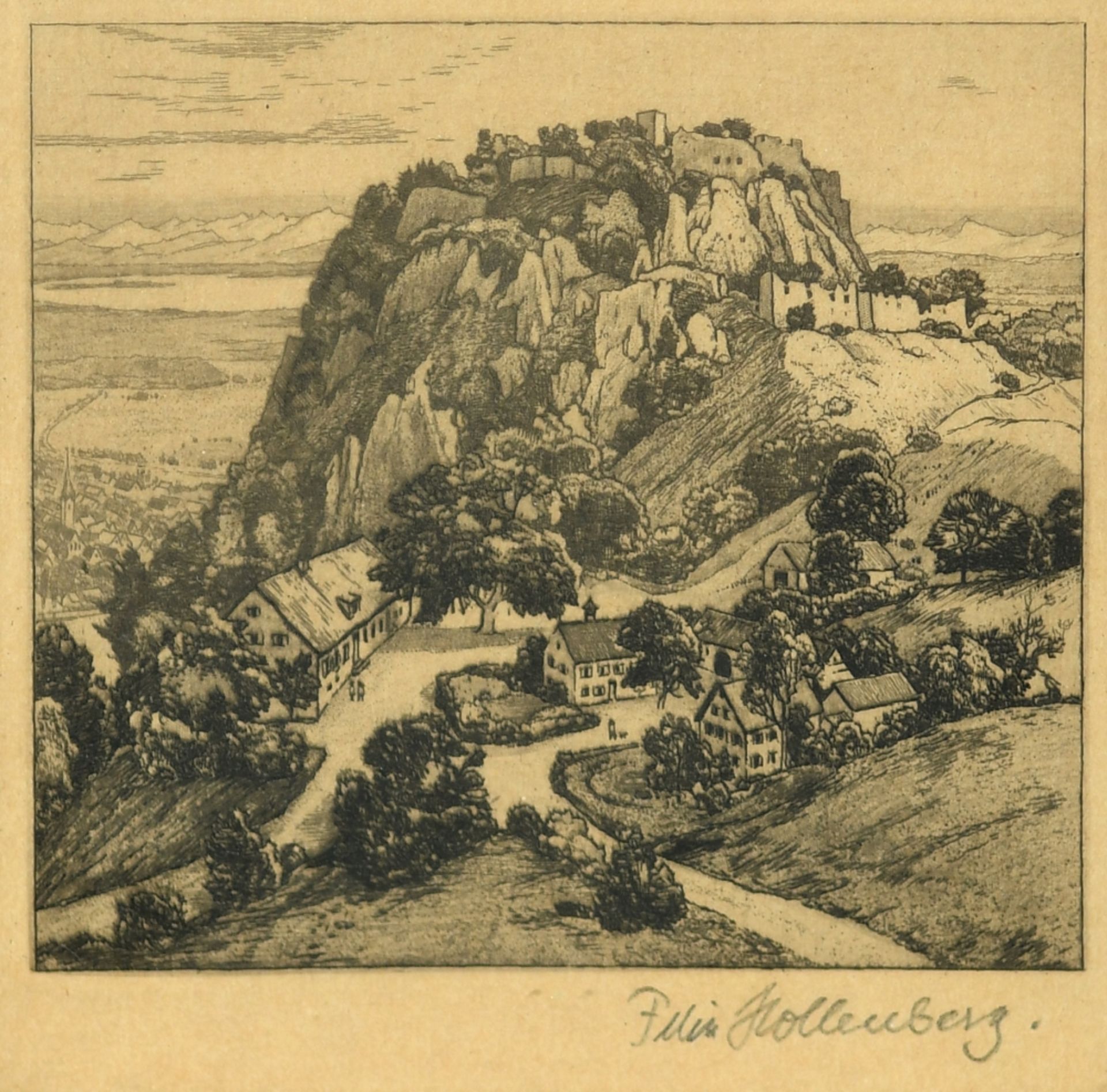 Hollenberg, Felix, 1868 Sterkrade - 1945 Gomadingen - Bild 2 aus 2
