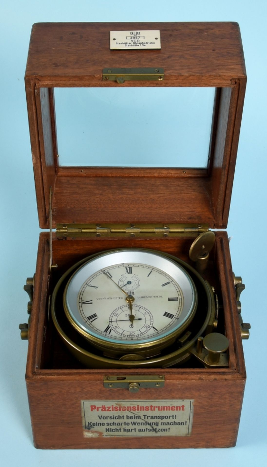 Marinechronometer "Glashütte, GUB", Kaliber 100, Nr. 3957