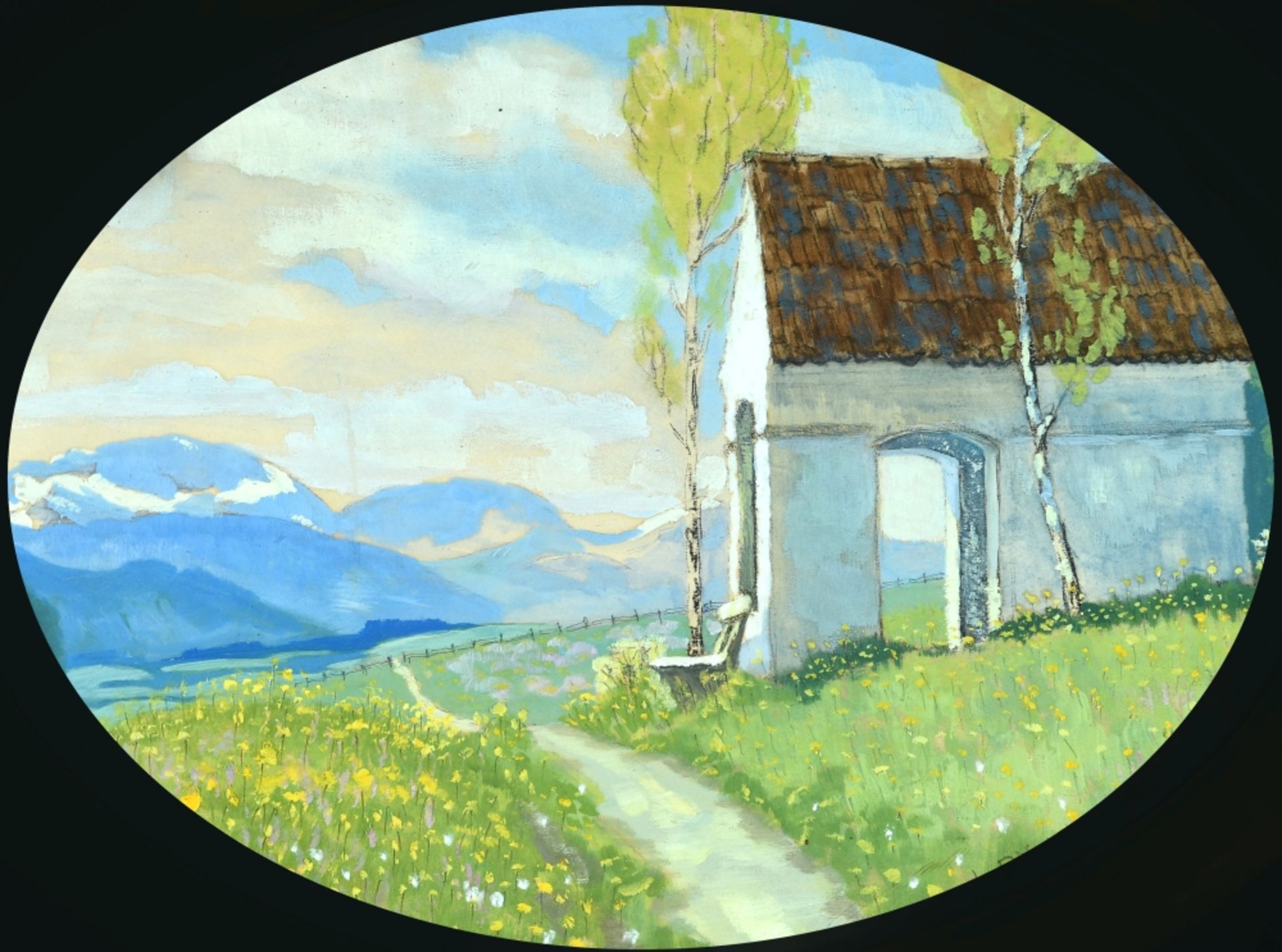 Diefenbach, Lucidus, 1886 Höllriegelskreuth - 1958 Breitbrunn/Chiemsee - Image 2 of 2