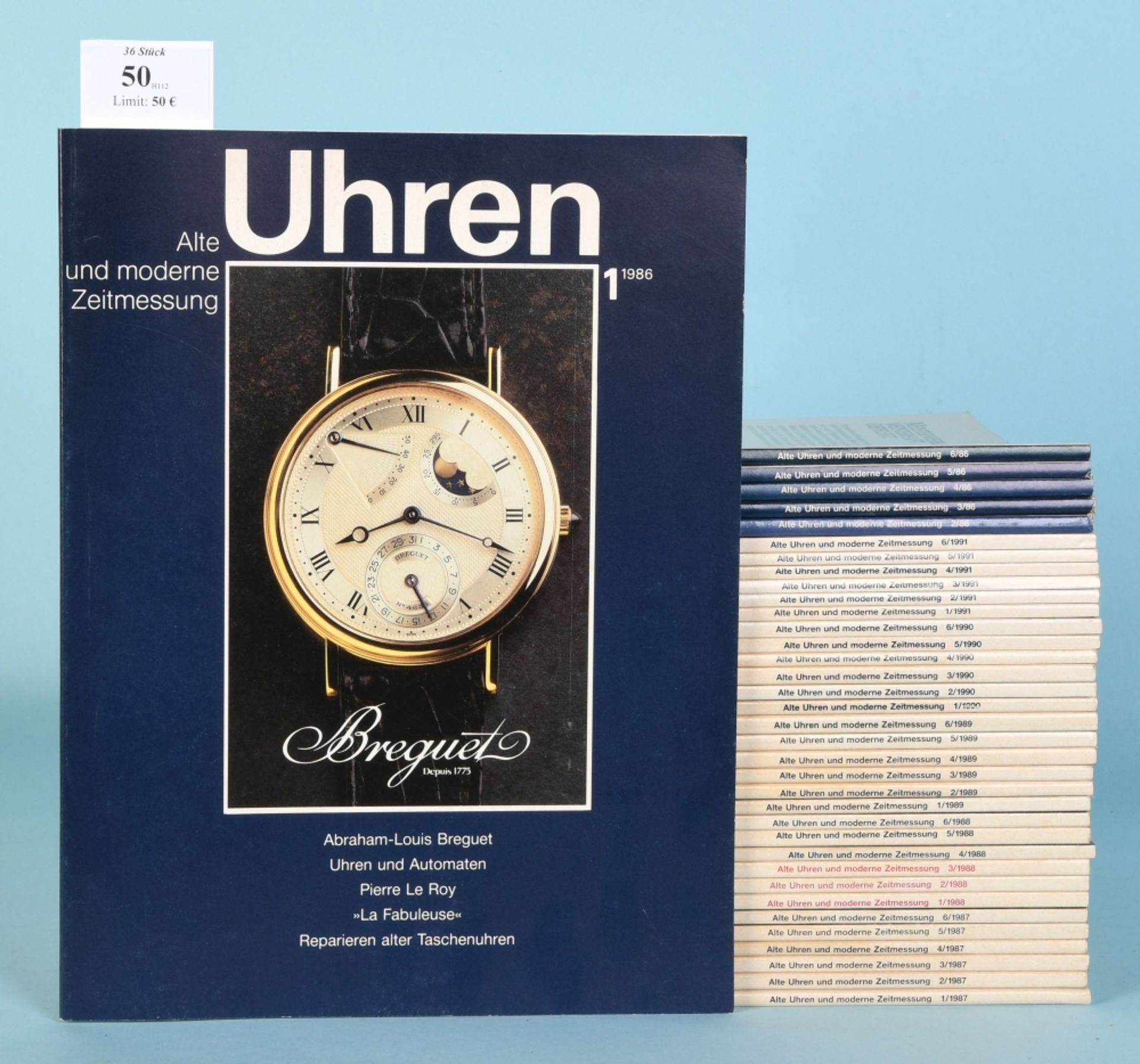 Magazine, 36 Stück "Uhren - Alte und moderne Zeitmessung"