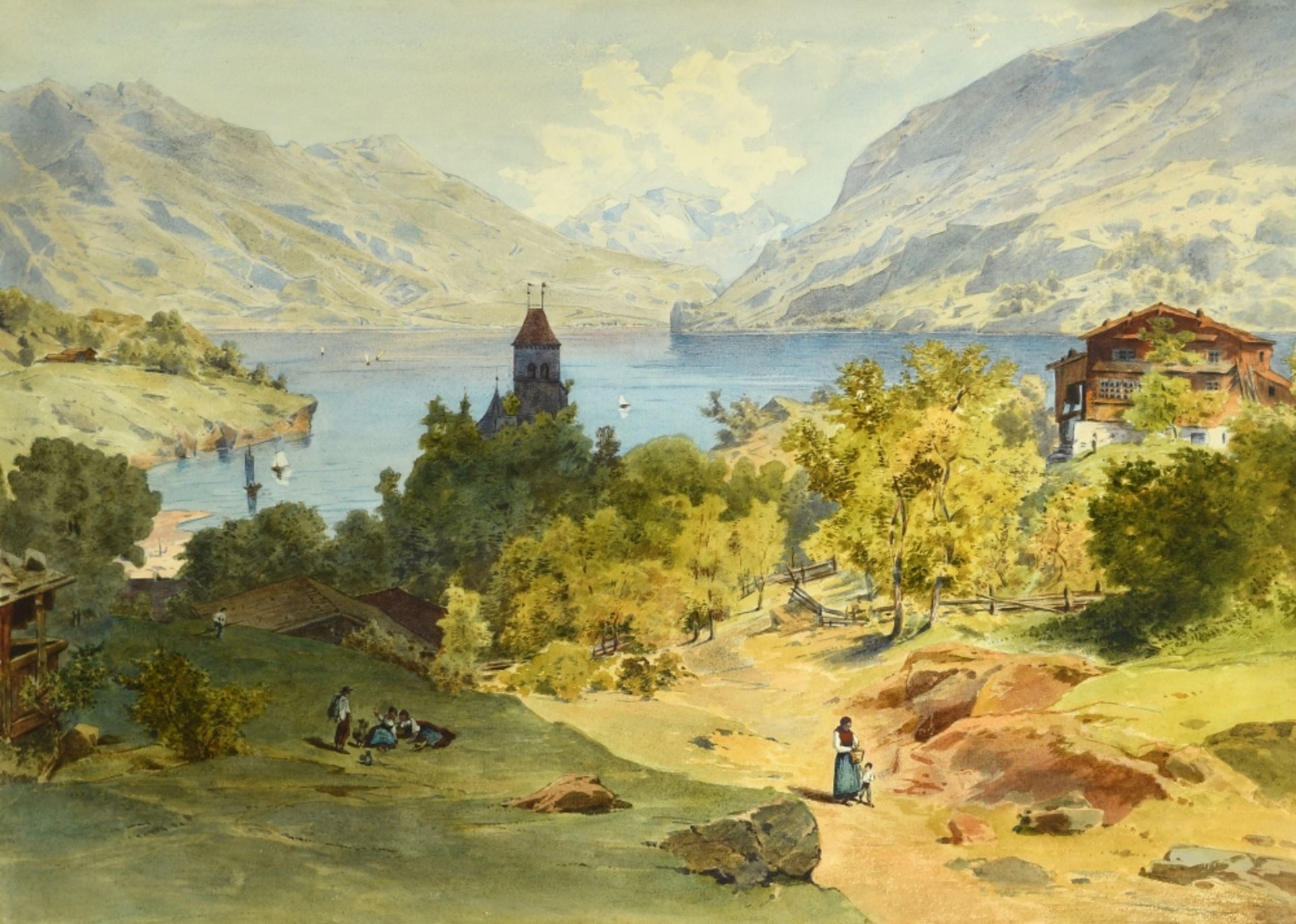 Landschaftsmaler des 19. Jh. - Image 2 of 2