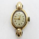 Longines 9ct gold watch - runs 8.9g