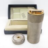 Boxed DuPont table lighter with paperwork in excellent condition