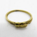18ct antique FEDE/GIMMEL ring as seen 1.1g size O