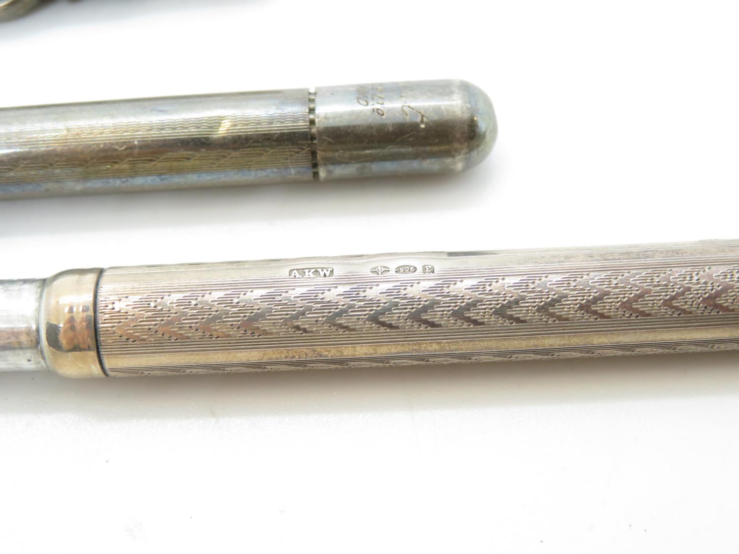 Selection of silver propelling pencils 85g - Image 4 of 5