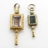 2x 9ct gold watch keys 8.8g