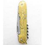 Multiblade French penknife 4" long