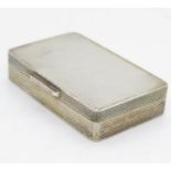 Small silver HM snuff box 30mm x 50mm 38g