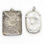 2x HM silver Vesta cases