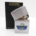 Boxed Zippo lighter for Ascension Islands in new condition