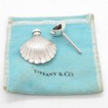 Tiffany and Co. shell scent bottle with funnel