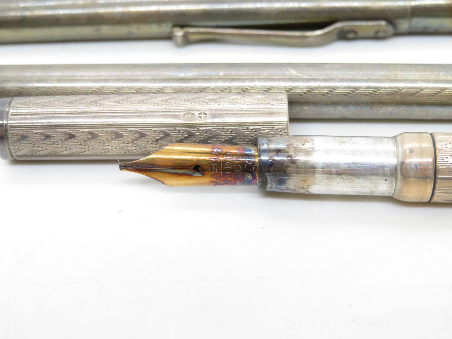 Selection of silver propelling pencils 85g - Image 3 of 5