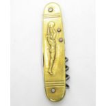 Multibladed 3.5" French penknife