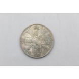 Victorian 1890 silver double florin coin 22.73g